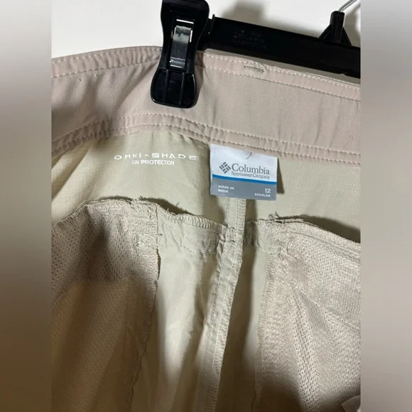 Columbia womens  Convertible Cargo Pants - Light Khaki #124 - Picture 2 of 7